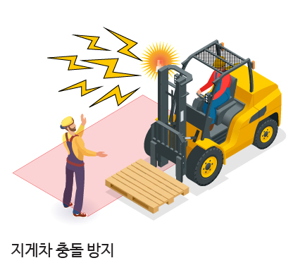 지게차 충돌 방지